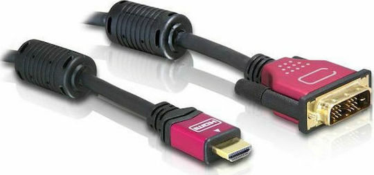 DeLock Cable DVI-D male - HDMI male 2m (84342)