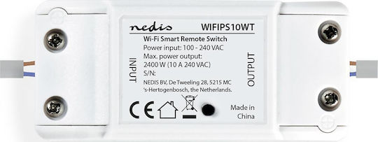 Nedis Smart Switch Wi-Fi 10A WIFIPS10WT
