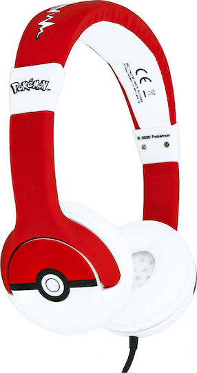 OTL Pokémon Pokéball Ενσύρματα Παιδικά On Ear Ακουστικά Πολύχρωμα