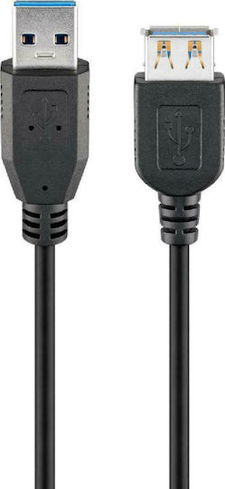 Goobay USB 3.0 Cable USB-A male - USB-A female Μαύρο 3m (93999)