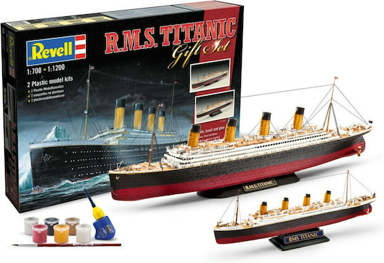 Revell Titanic Φιγούρα Μοντελισμού Πλοίο 172 Κομματιών σε Κλίμακα 1:400 με Κόλλα και Χρώματα 51x36x8.5εκ. 05727