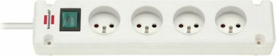 Brennenstuhl Πολύπριζο 4 Θέσεων με Διακόπτη και Καλώδιο 1.5m 1150651124