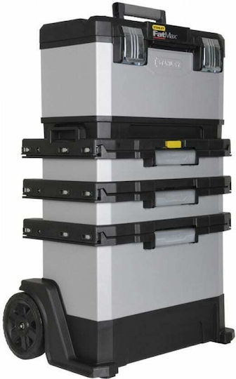 Stanley Τροχήλατος Μεταλλικός Εργαλειοφόρος με Εργαλειοθήκη Π56.8xΒ38.9xΥ89.3εκ. 3 FatMax 1-95-622