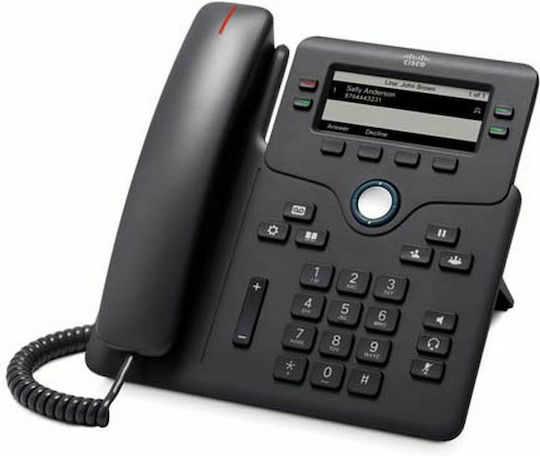 Cisco 6851 Ενσύρματο Τηλέφωνο IP Μαύρο