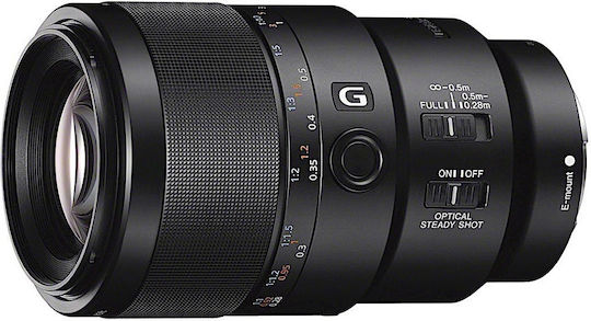 Sony Full Frame Φωτογραφικός Φακός FE 90mm f/2.8 G OSS Telephoto / Macro για Sony E Mount Μαύρος