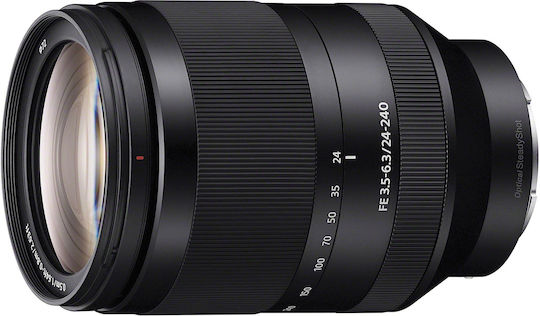 Sony Full Frame Φωτογραφικός Φακός FE 24-240mm F3.5-6.3 OSS Standard Zoom / Tele Zoom / Wide Angle Zoom για Sony E Mount Μαύρος