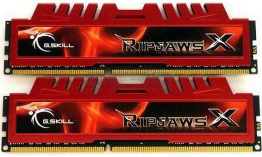 G.Skill RipjawsX DDR3 16GB RAM με 2x8GB Modules και Ταχύτητα 1866 για Desktop F3-14900CL10D-16GBXL