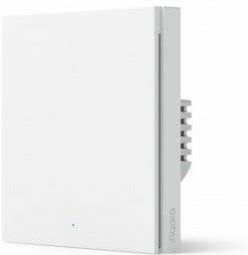 Aqara H1 Χωνευτός Διακόπτης Τοίχου Μονός με Πλαίσιο Λευκός WS-EUK03