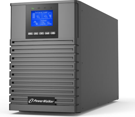 Powerwalker VFI 1000 ICT IoT UPS On-Line 1000VA 1000W με 4 IEC Πρίζες