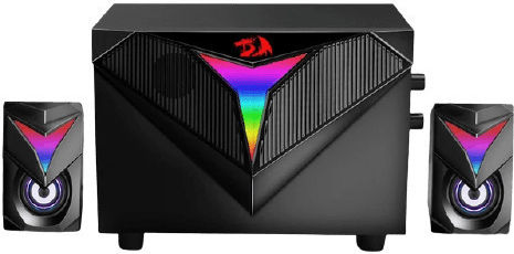 Redragon Toccata GS700 Ηχεία Υπολογιστή 2.1 με RGB Φωτισμό και Ισχύ 11W σε Μαύρο Χρώμα