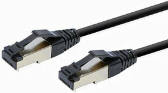 Cablexpert S/FTP Cat.8 Καλώδιο Δικτύου Ethernet 7.5m Μαύρο 1τμχ PP8-LSZHCU-BK-7.5M
