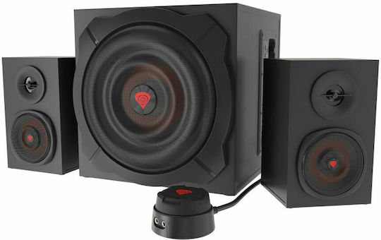 Genesis Helium 610BT Ηχεία Υπολογιστή 2.1 με Bluetooth και Ισχύ 60W σε Μαύρο Χρώμα