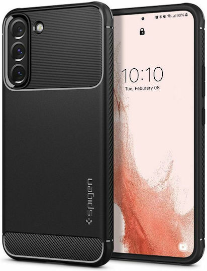Spigen Rugged Armor Back Cover Σιλικόνης 2mm Μαύρο (Galaxy S22 5G) ACS03986