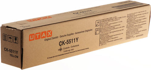 Utax CK-5511Y Γνήσιο Toner Laser Εκτυπωτή Κίτρινο (1T02R5AUT0)