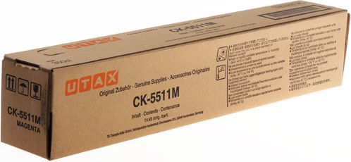 Utax CK-5511M Γνήσιο Toner Laser Εκτυπωτή Ματζέντα (1T02R5BUT0)