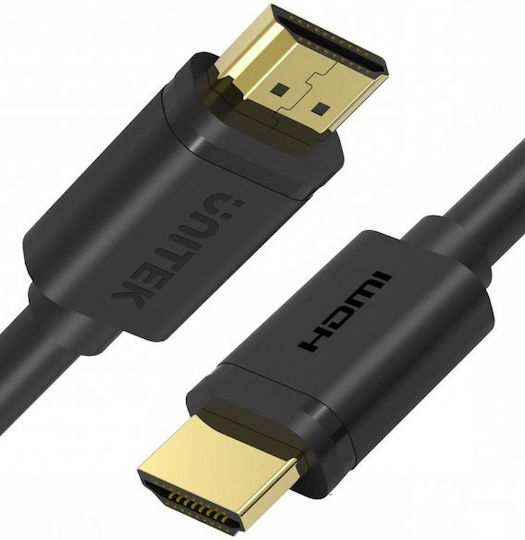 Unitek 4k C1101bk Black HDMI 2.0 Cable HDMI male - HDMI male 0.3m Μαύρο C11061BK