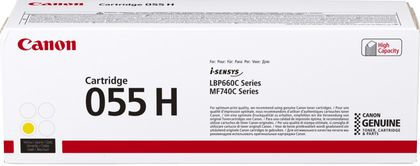 Canon 055H Γνήσιο Toner Laser Εκτυπωτή Κίτρινο 3017C004
