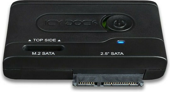 Icy Dock Converter Μαύρο MB031U-1SMB