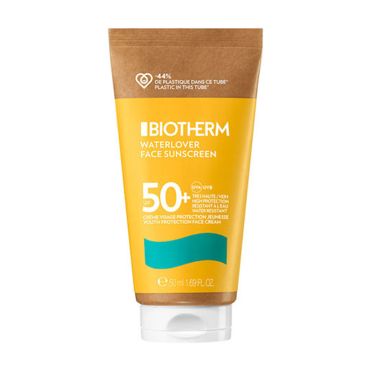 Biotherm Waterlover Sunscreen Αντηλιακή Κρέμα Προσώπου SPF50 50ml