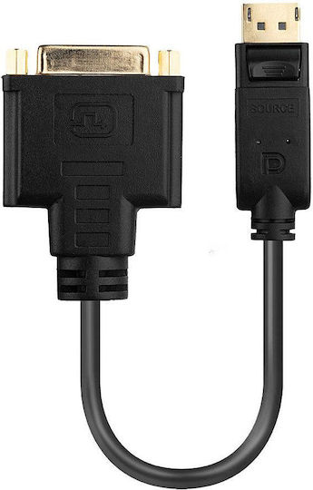 Lindy Μετατροπέας DisplayPort male σε DVI-D female 1τμχ 41004