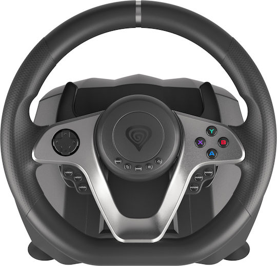 Genesis Seaborg 400 Τιμονιέρα με Πετάλια για PC / PS3 / PS4 / Switch / XBOX 360 / XBOX One με 900° Περιστροφής