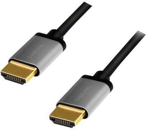 LogiLink Cable HDMI male - HDMI male 1m Μαύρο CHA0100