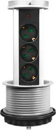 LogiLink Πολύπριζο 3 Θέσεων με Καλώδιο 1.8m LPS235A