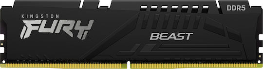 Kingston Fury Beast DDR5 με Module 1x8GB και Ταχύτητα 5600 για Desktop KF556C40BB-8