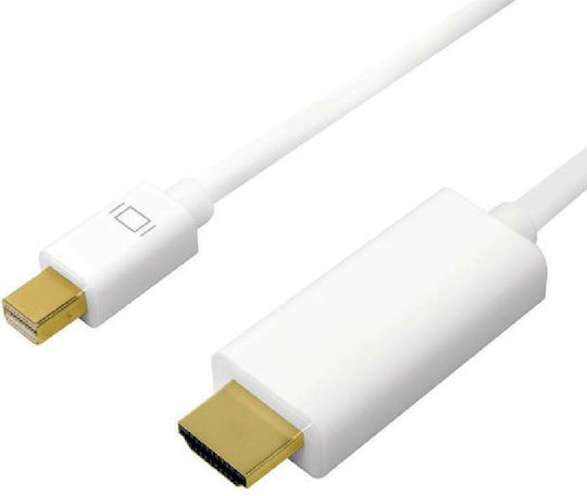 LogiLink Cable mini DisplayPort male - HDMI male 1m (CV0122)