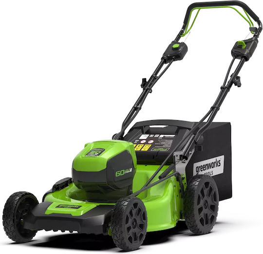 Greenworks Μηχανή Γκαζόν Μπαταρίας 60V Solo GD60LM51SP