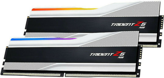 G.Skill Trident Z5 RGB DDR5 64GB RAM με 2x32GB Modules και Ταχύτητα 6000 για Desktop F5-6000J3040G32GX2-TZ5RS
