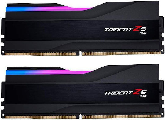 G.Skill Trident Z5 RGB DDR5 64GB RAM με 2x32GB Modules και Ταχύτητα 5600 για Desktop F5-5600J3636D32GX2-TZ5RK