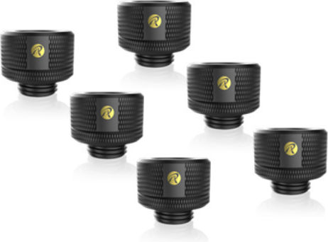 Raijintek Pelias Compression Fitting Fittings Μαύρο 0R40B00227