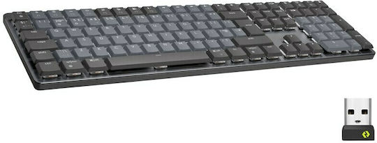 Logitech MX Mechanical Tactile Ασύρματο Bluetooth Πληκτρολόγιο Αγγλικό US