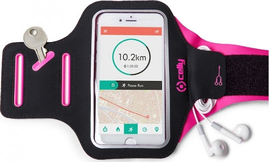 Celly Armband έως 6.5" Ροζ