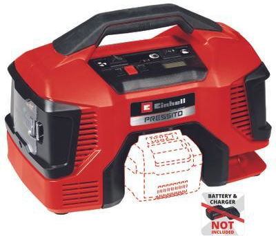 Einhell Τρόμπα Αυτοκινήτου Pressito Επαναφορτιζόμενη 18V (Χωρίς Μπαταρία) 4020467