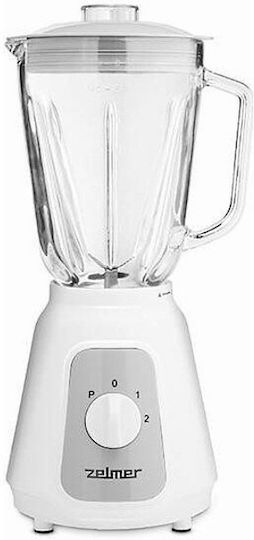 Zelmer ZSB4707 Μπλέντερ με Γυάλινη Κανάτα 1.5lt 500W Λευκό