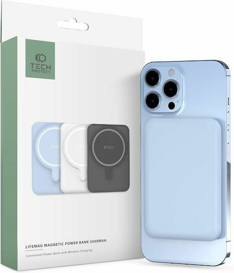 Tech-Protect PB10 Lifemag MagSafe Power Bank 5000mAh Γαλάζιο