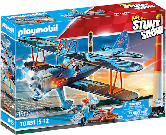 Playmobil Stunt Show Phoenix Biplane για 5-12 ετών 70831