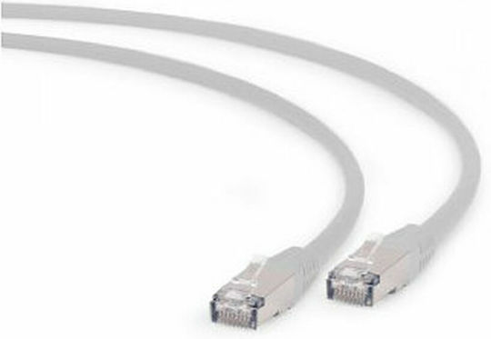 Cablexpert S/FTP Cat.6a Καλώδιο Δικτύου Ethernet 0.25m Γκρι 1τμχ PP6A-LSZHCU-0.25M