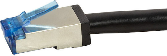 LogiLink S/FTP Cat.6a Καλώδιο Δικτύου Ethernet εξωτερικού χώρου 10m Μαύρο 1τμχ CQ7093S