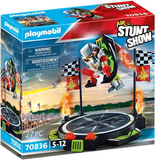 Playmobil Stunt Show Stuntman with Jetpack για 5-12 ετών 70836