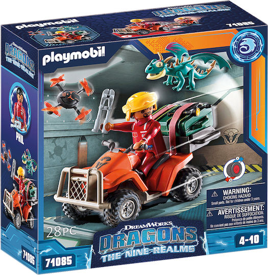 Playmobil Dragons The Nine Realms - Phil για 4-10 ετών 71085