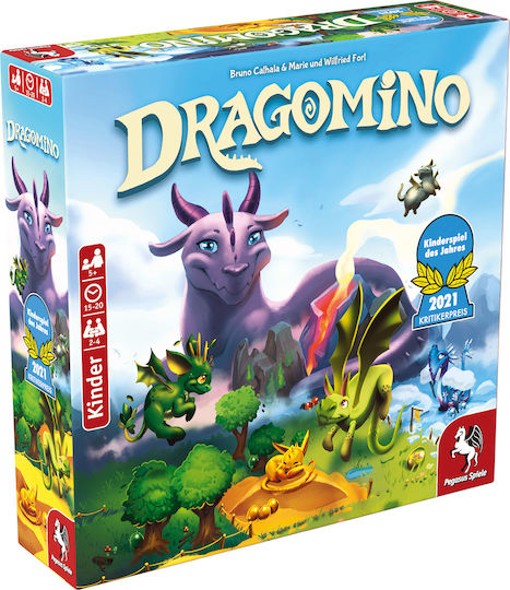 Επιτραπέζιο Παιχνίδι Dragomino για 2-4 Παίκτες 5+ Ετών 57111G (EN) Pegasus Spiele