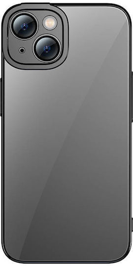 Baseus Glitter Back Cover Πλαστικό Σετ με Τζαμάκι Μαύρο (iPhone 14 Plus) ARMC021001