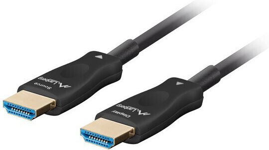 Lanberg HDMI 2.1 Cable HDMI male - HDMI male 80m Μαύρο CA-HDMI-30FB-0800-BK