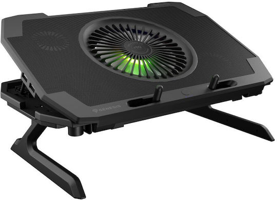 Genesis OXID 850 Cooling Pad για Laptop έως 17.3" με 5 Ανεμιστήρες και Φωτισμό