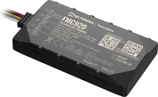 Teltonika GPS Tracker FMC920 4G/LTE / Bluetooth / GNSS / GPRS / GSM για Αυτοκίνητα IP54 FMC9202M5M01