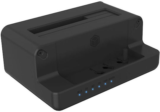 Icy Box Docking Station για 2 Σκληρούς Δίσκους SATA/PCIe M.2 (2260)" / M.2 (2280)" / M.2 (2242)" / 3.5" / 2.5" με σύνδεση USB-C (IB-2914MSCL-C31)