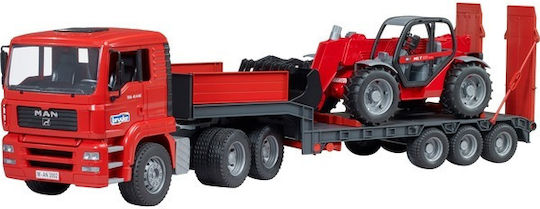 Bruder Trailer and Manitou Telehandler Φορτηγό 1:16 για 3+ Ετών